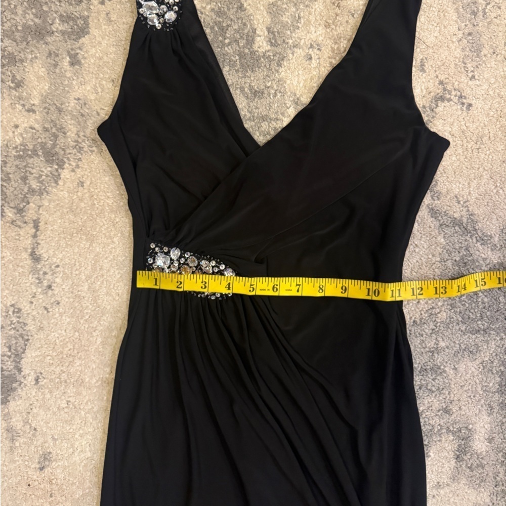 B. Darlin  Black Dress with Rhinestone Accents - Picture 7 of 8
